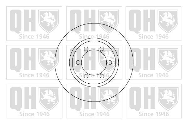 QUINTON HAZELL Тормозной диск BDC4980
